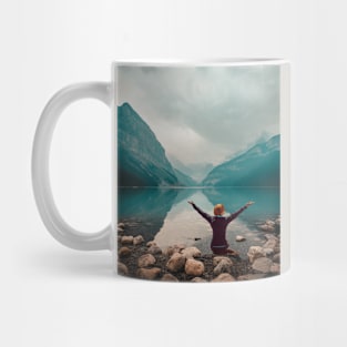 Lovely Mountain Water Reflection Mug